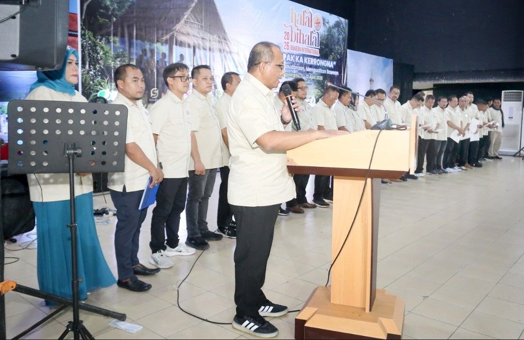 SAMBUTAN KETUA UMUM PERSATUAN SAUDAGAR BAWEAN (PSB) DALAM ACARA PELANTIKAN BADAN PENGURUS PUSAT DAN HALAL BIHALAL BAWEAN INTERNASIONAL